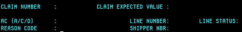 Claim Line 1